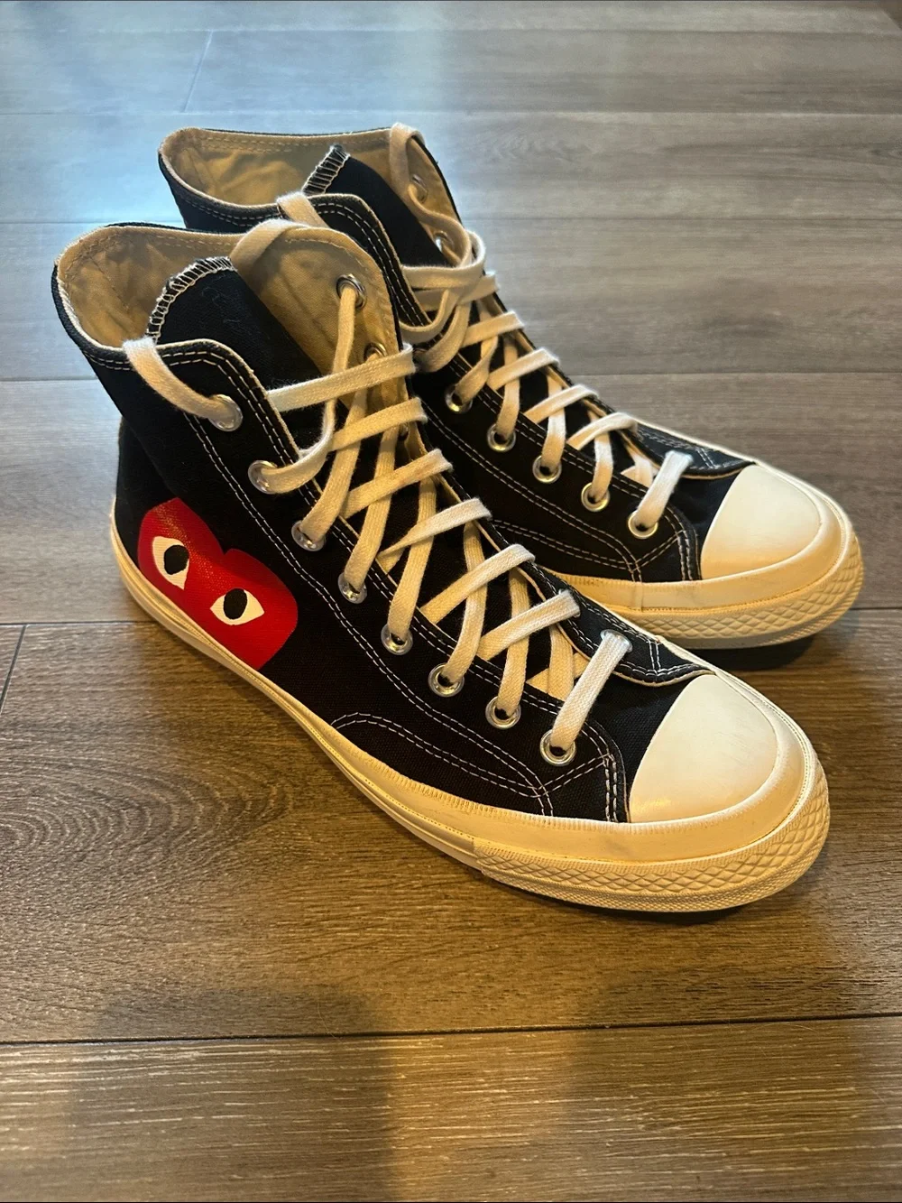 Converse Chuck Taylor All-Star 70 Hi Comme des Garcons Black Play - Picture 5 of 13